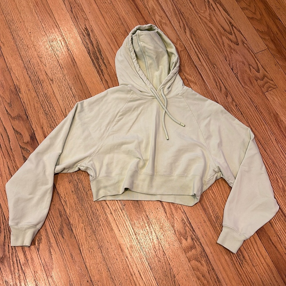 Alo Yoga cropped double take hoodie